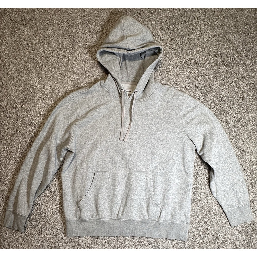 Goodfellow &‎ Co Gray Pullover Hoodie Men's XL Fleece Lined Sweatshirt